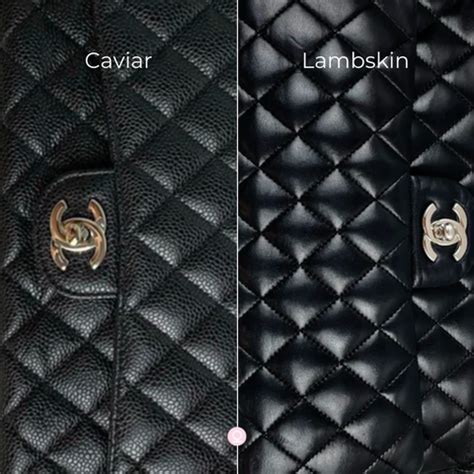 chanel caviar leather vs grained calfskin|Chanel Caviar or Lambskin: Which one i.